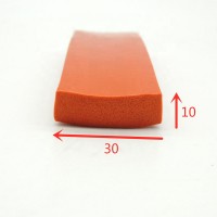 30x10 mm extrusion silicone rubber square gasket